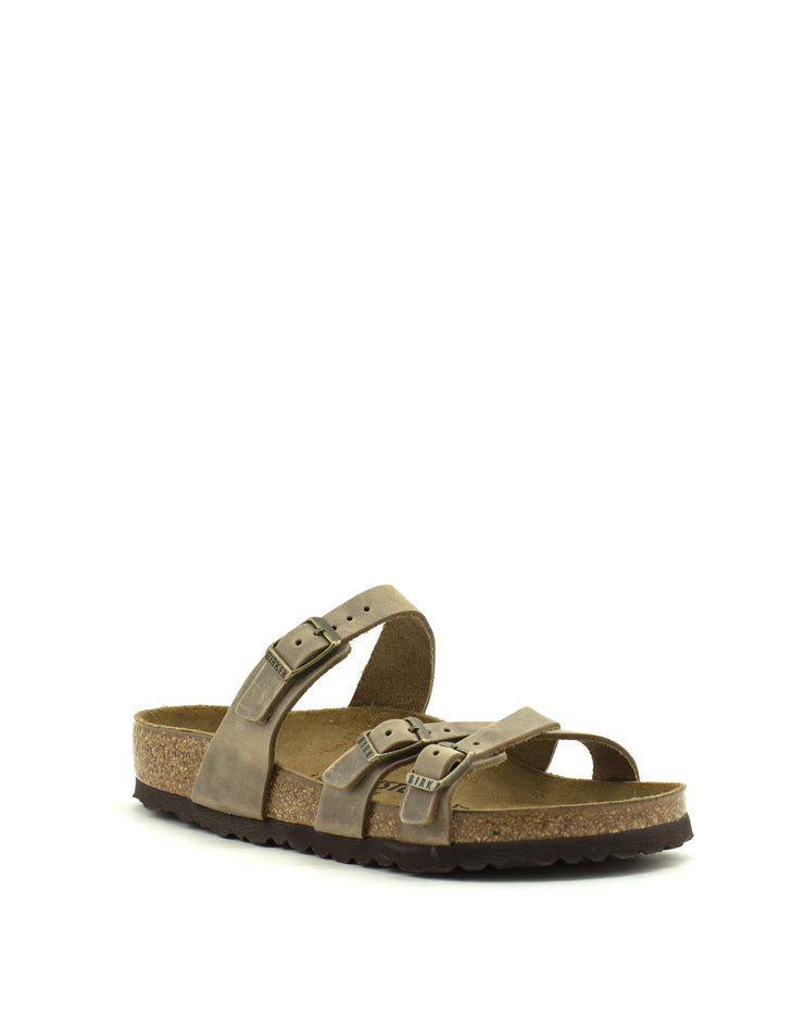 Birkenstock — Franca Waxy Leather - Tobacco Regular Width