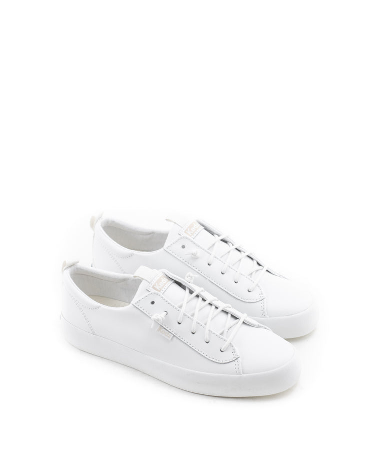 Keds — Kickback Leather Sneaker - White