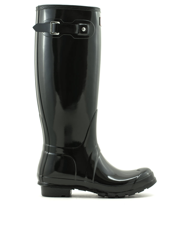 Hunter — Original Tall Gloss Boot - Black