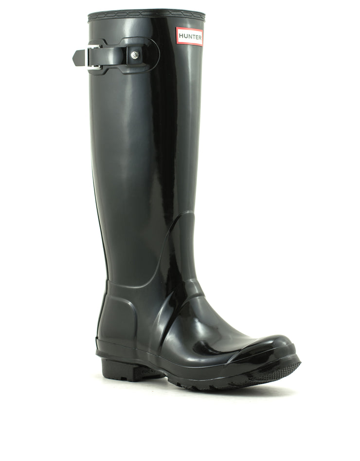 Hunter — Original Tall Gloss Boot - Black