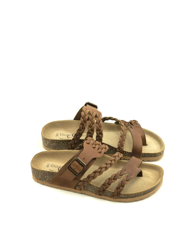 Bos & Co — Sabina Sandal - Brandy