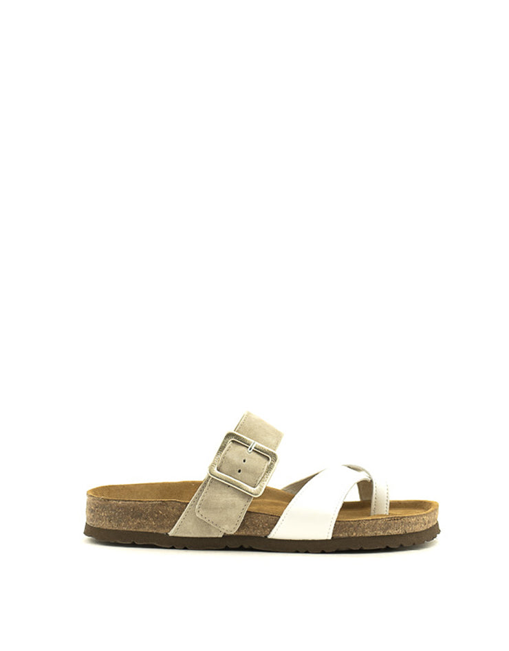 Naot Fresno Sandal White Pearl/Sandstone