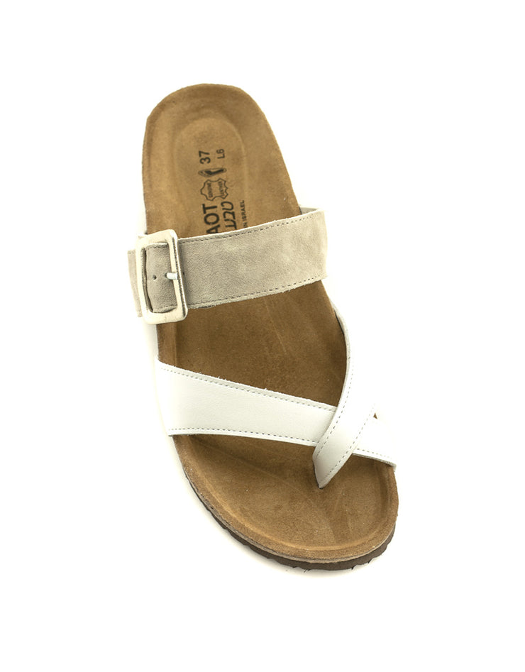 Naot Fresno Sandal White Pearl/Sandstone