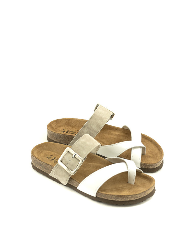 Naot Fresno Sandal White Pearl/Sandstone