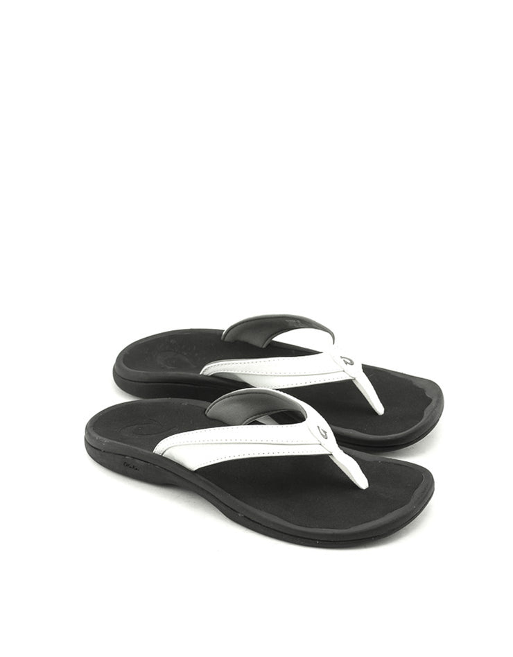 Olukai — Ohana Sandal - White/Black