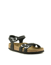 Birkenstock — Kumba Sandal Oiled Leather - Black Regular Width