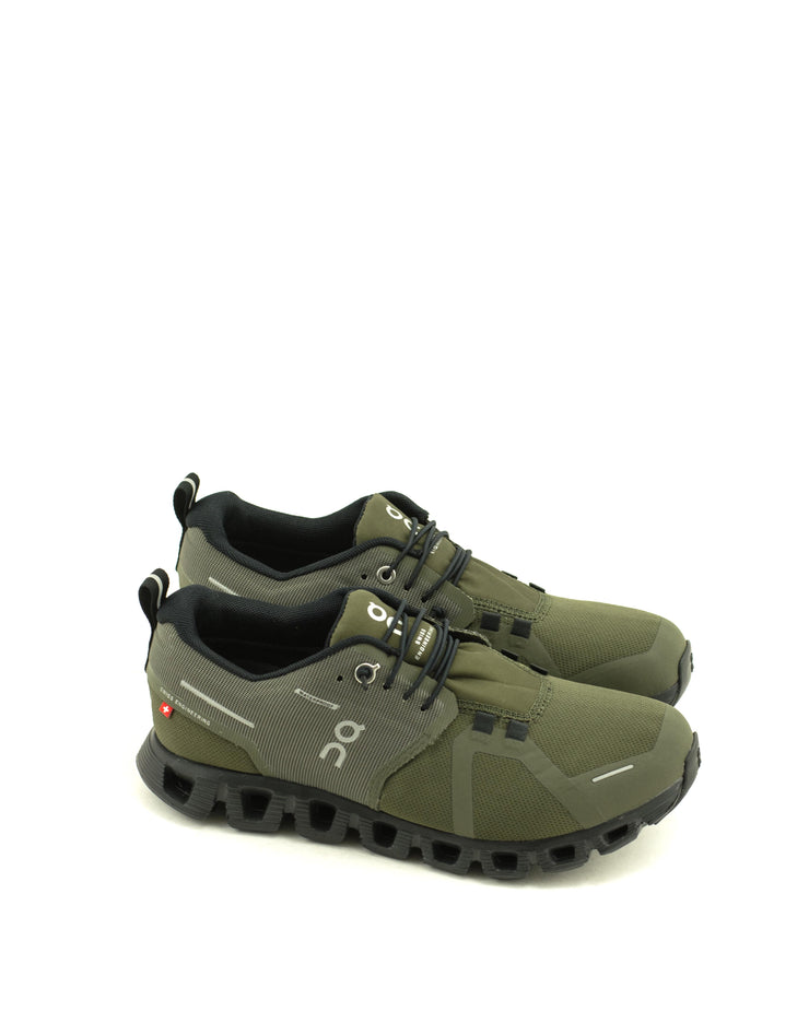 On — Cloud 5 Waterproof Runner - Olive/Black