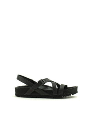 Art — 1619 Grass Waxed Sandal - Black