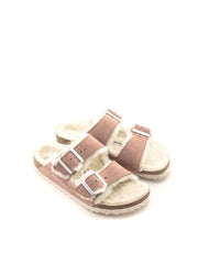 Birkenstock — Arizona Shearling - Pink Clay Narrow Width