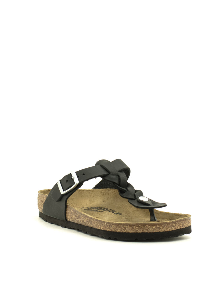 Birkenstock — Gizeh Braided Leather - Black